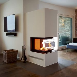chimenea insertable de 3 caras