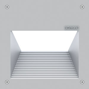 luminaria empotrable de pared