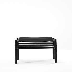 otomana contemporánea / de cuero / de teca / de roble
