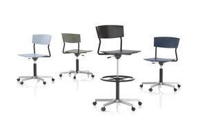 silla de trabajo de metal