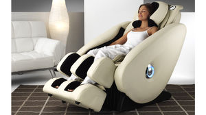 sillón de masaje de cuero