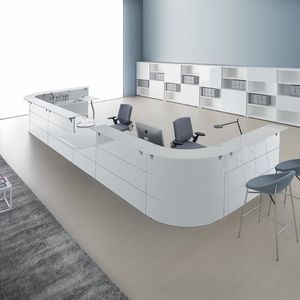 mostrador de recepción modular