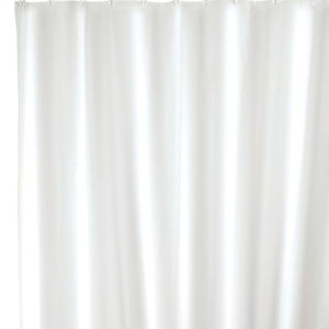 cortina de ducha blanca