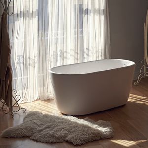 bañera ovalada