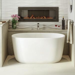 bañera ovalada