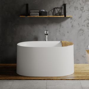 bañera ovalada
