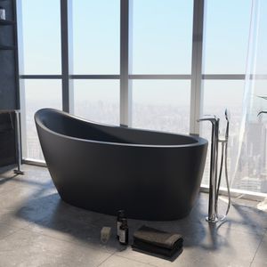 bañera ovalada