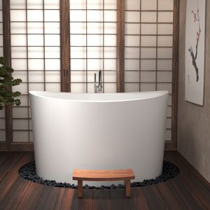 bañera ovalada