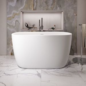 bañera ovalada