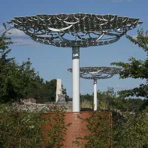 escultura de acero