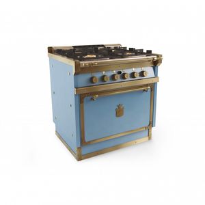 cocina con horno de gas / eléctrica / profesional / de hierro fundido