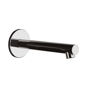 caño para lavabo de metal cromado