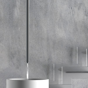 caño para lavabo de latón cromado