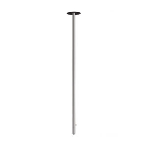 caño para lavabo de latón cromado