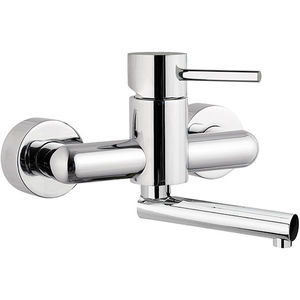 grifo monomando de pared