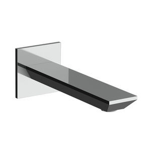 caño para lavabo de latón cromado