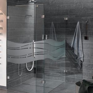 tirador de puerta para puerta de ducha / de acero inoxidable / moderno / para uso residencial