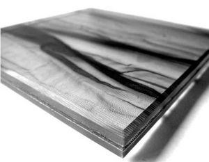 panel de vidrio laminado