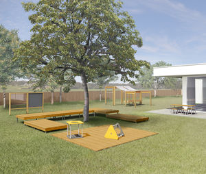 estación de juego para parque infantil