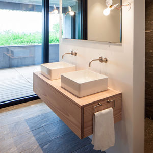 mueble de lavabo doble
