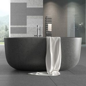 bañera ovalada