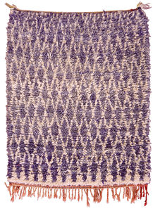 alfombra tradicional / con motivos geométricos / de lana / de algodón