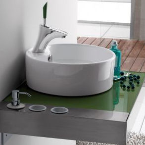 encimera de lavabo de acero inoxidable