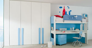 habitación para niños blanca