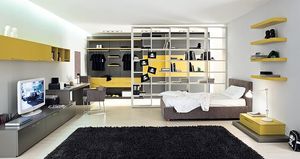 habitación para niños amarilla