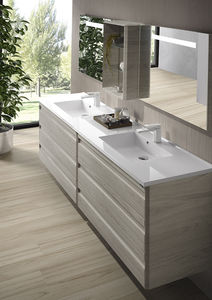 mueble de lavabo doble