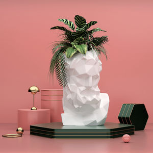 jardinera de hierro fundido / de diseño original / para espacio público / para hotel