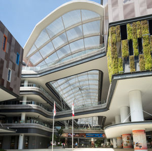 marquesina para edificio comercial