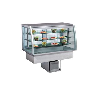vitrina refrigerada de estantes