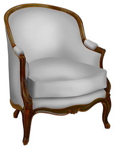 sillón de estilo Luis XV