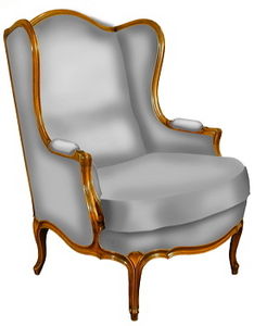 sillón de estilo Luis XV