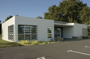 edificio modular / prefabricado / de madera / para oficina