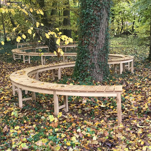 guarda-árboles de madera