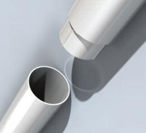 bajante para canalón de aluminio
