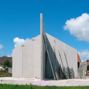 muro doble prefabricado de hormigón prefabricado