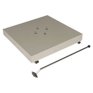 pie de sombrilla de acero galvanizado