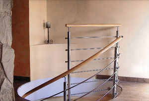 pasamano de madera