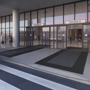 alfombra de entrada para edificio