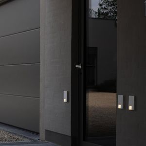 luminaria empotrable de pared