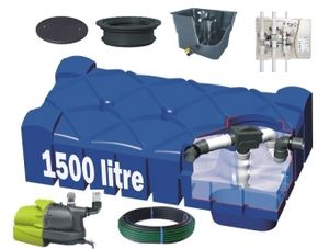 tanque para la captación de agua de lluvia