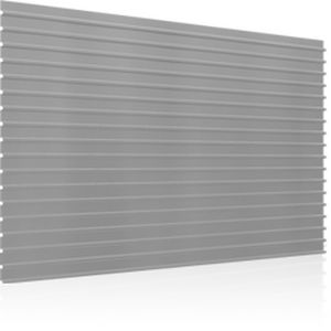 revestimiento de fachada en placas / acanalado / para fachada ventilada
