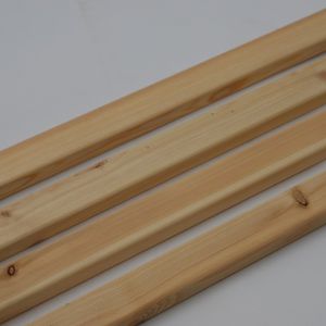 revestimiento de fachada en láminas / de madera / ranurado / ecoetiqueta FSC
