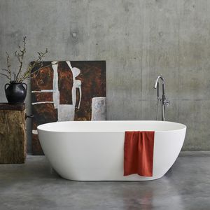 bañera ovalada