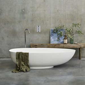 bañera ovalada