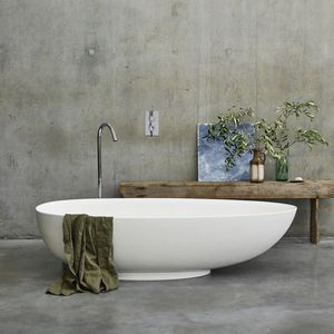 bañera ovalada
