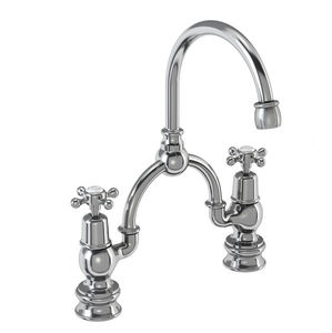 grifo bimando para lavabo